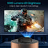 PORTRONICS Beem 490 6000 Lumens Smart Led Projector | Streaming Apps | 1080p Full HD | 6000 Lumens | 5W Speaker