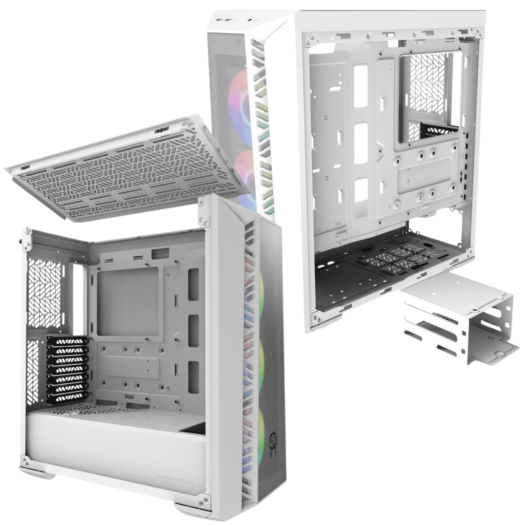 Cooler Master MB520 ARGB White 3 Fans Cabinet