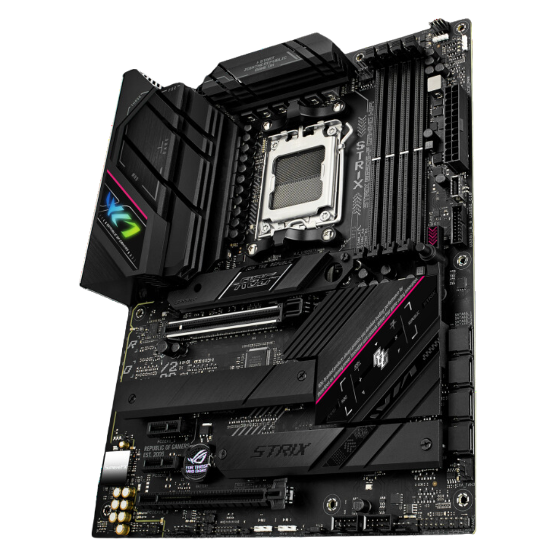 ASUS ROG STRIX B650E-F GAMING WIFI MOTHERBOARD - AMD Ryzen Support, Wi-Fi 6E, PCIe 5.0, 8K@60Hz DisplayPort