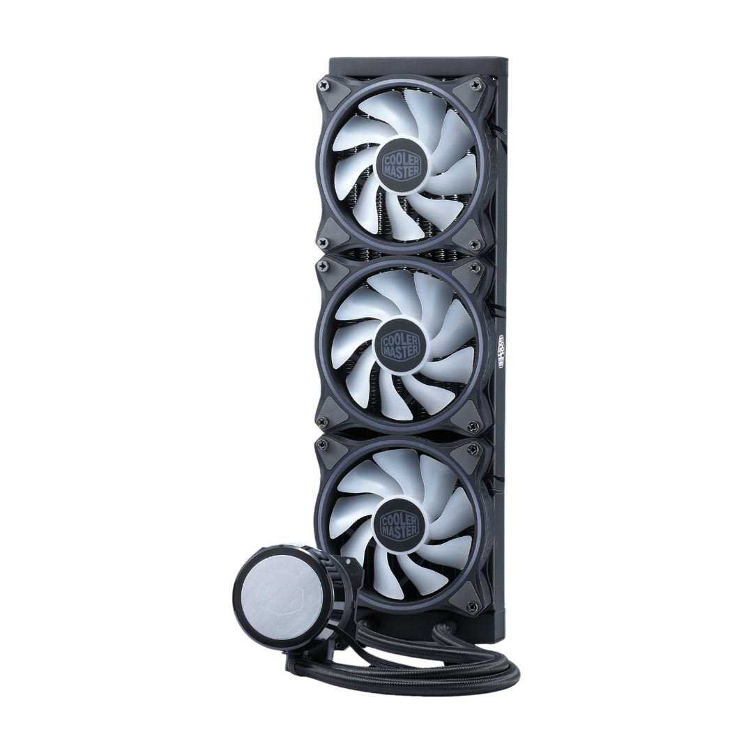 Cooler Master ML360 Illusion Liquid Cooler - Addressable Gen 2 RGB LED, Aluminum Radiator, 3-Pin Pump Connector, 3 Years Warranty