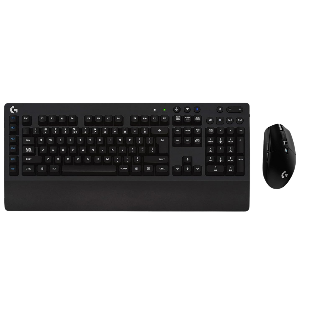 Logitech G 613 Wireless Mechanical Gaming Keyboard with Light-Speed Technology & 304 Lightspeed Wireless Gaming Mouse