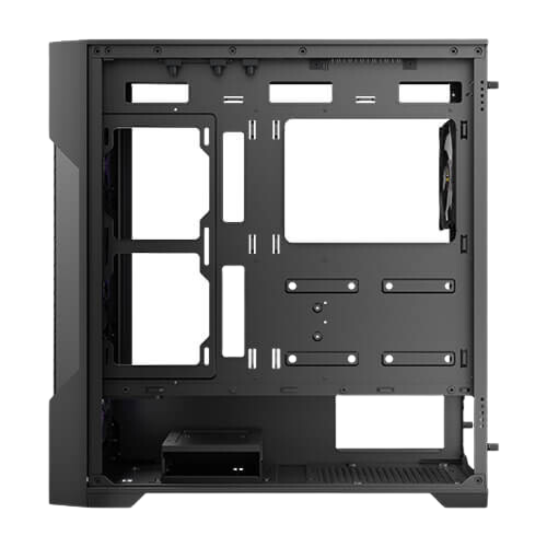 Antec AX90 Gaming Case, Mid Tower, Steel + Plastic, ATX, M-ATX, ITX, 3 x 120mm Front Fan Support, Max GPU Length ? 385mm, 0-761345-10063-2