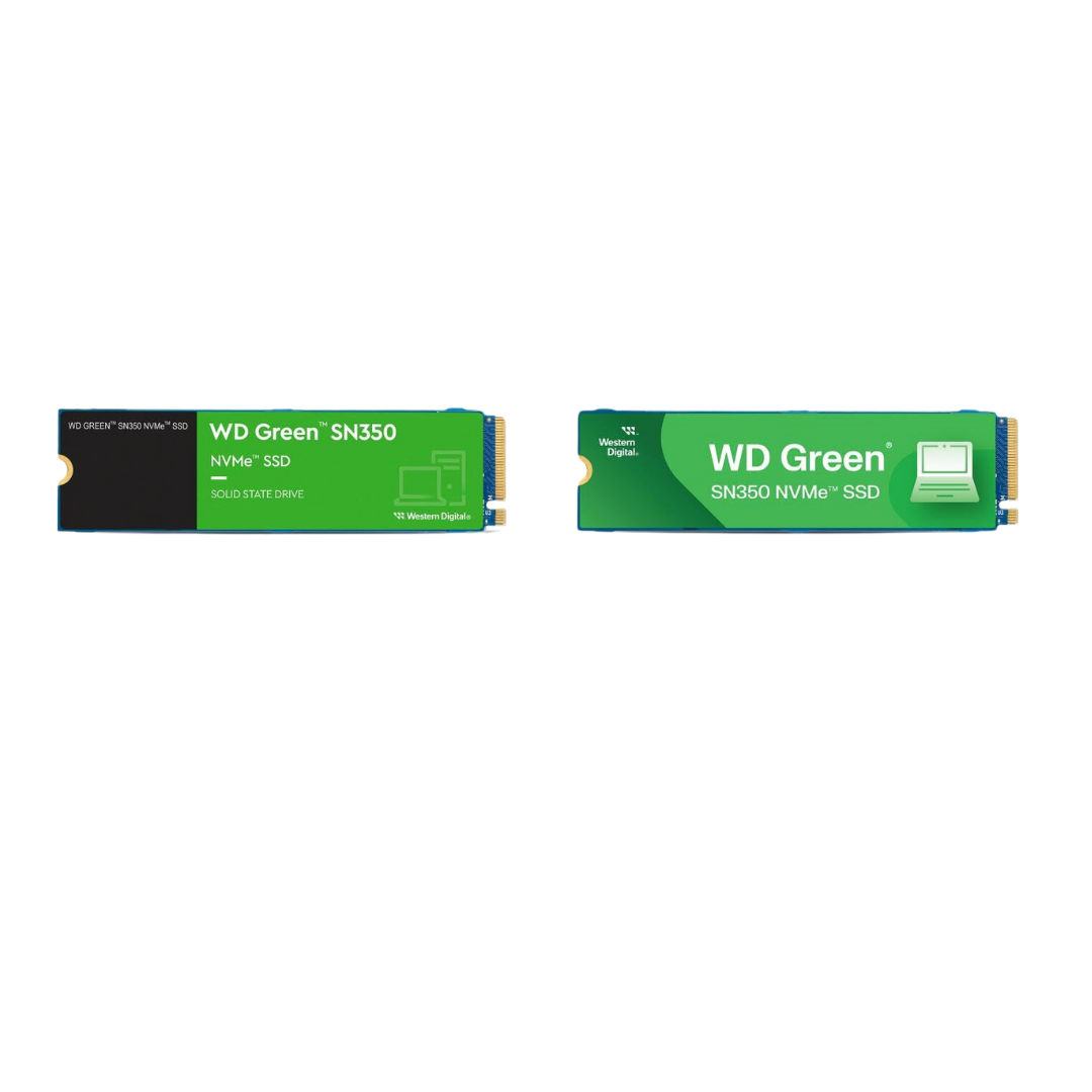 WD Green SN350 480GB NVMe SSD - PCIe Gen3, 3D NAND, 1500MB/s, 300K IOPS