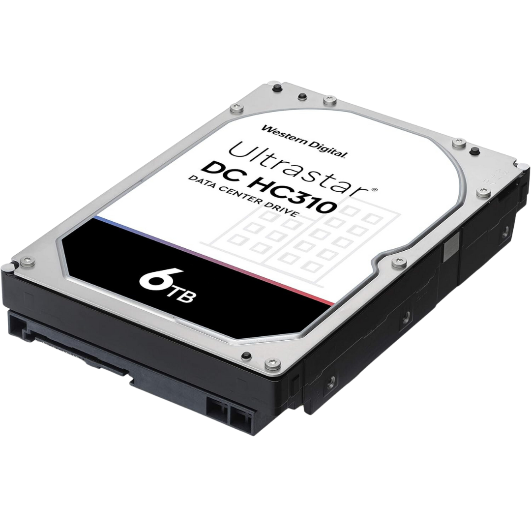 Western Digital HDD WD Ultrastar 6tb - HUS726T6TALE6L4 6TB SATA 7200 RPM 256MB Cache CMR SE 5-Year Warranty 147mm x 101.6mm x 26.1mm