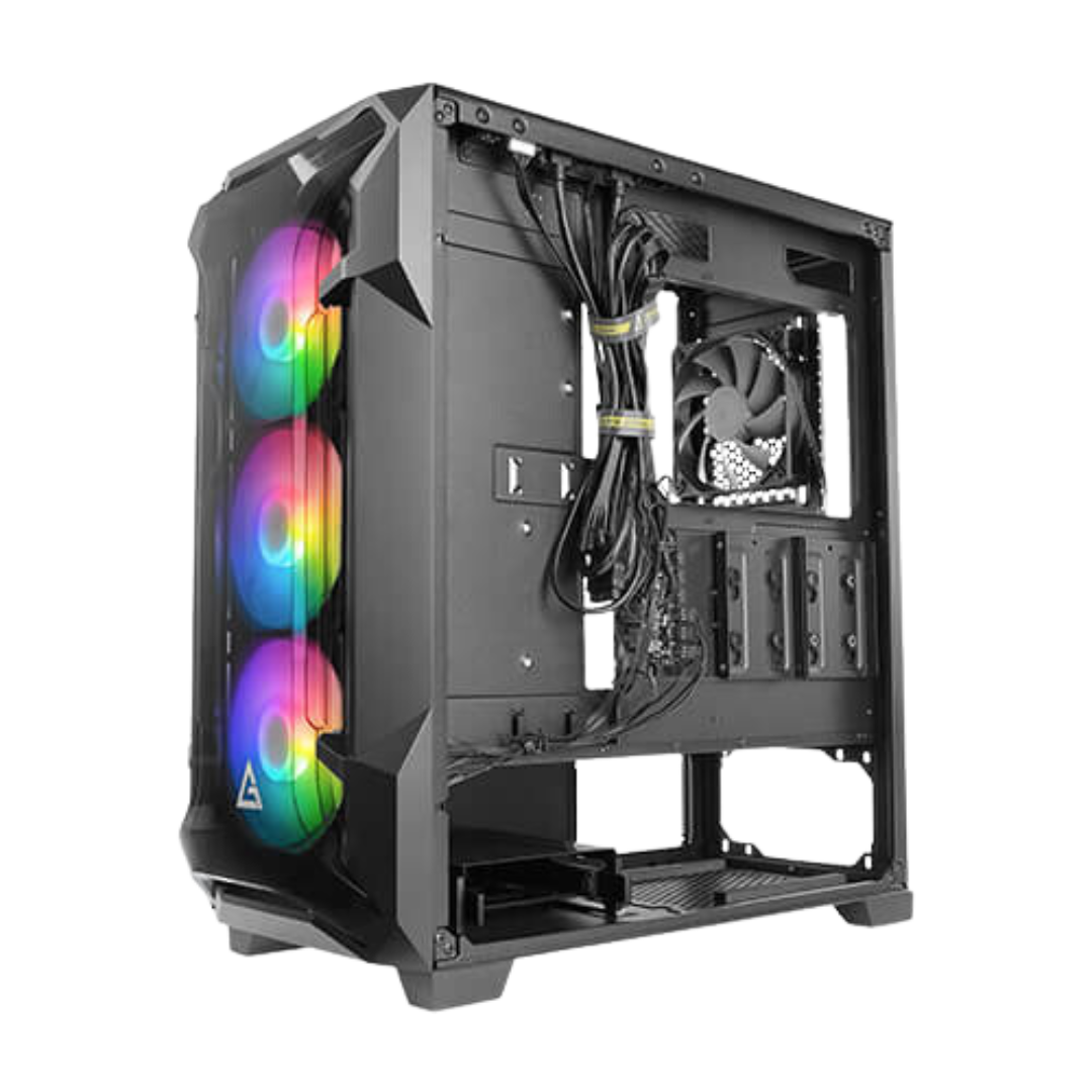 Antec DF600 FLUX Mid Tower Steel Case Power LED 3x USB3.0 3x 120mm ARGB Fans