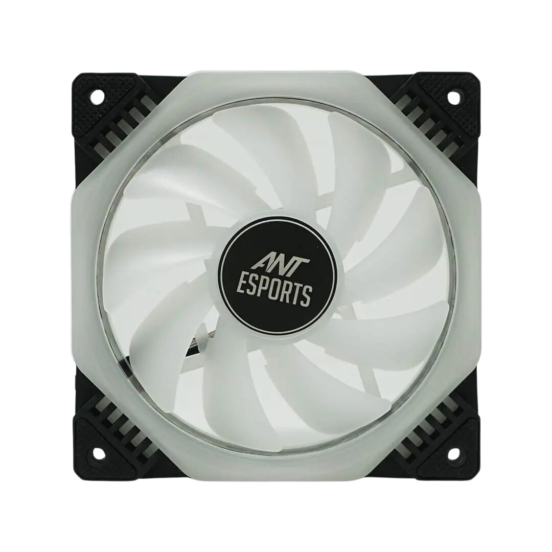 Ant Esports Octa Flow 120 RGB Case Fans - 120 x 120 x 25 mm, 12V DC, 38 CFM, ? 20 db (A), 1200 RPM