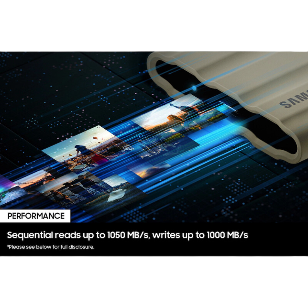 Samsung 1TB T7 Shield SSD 1050mbps