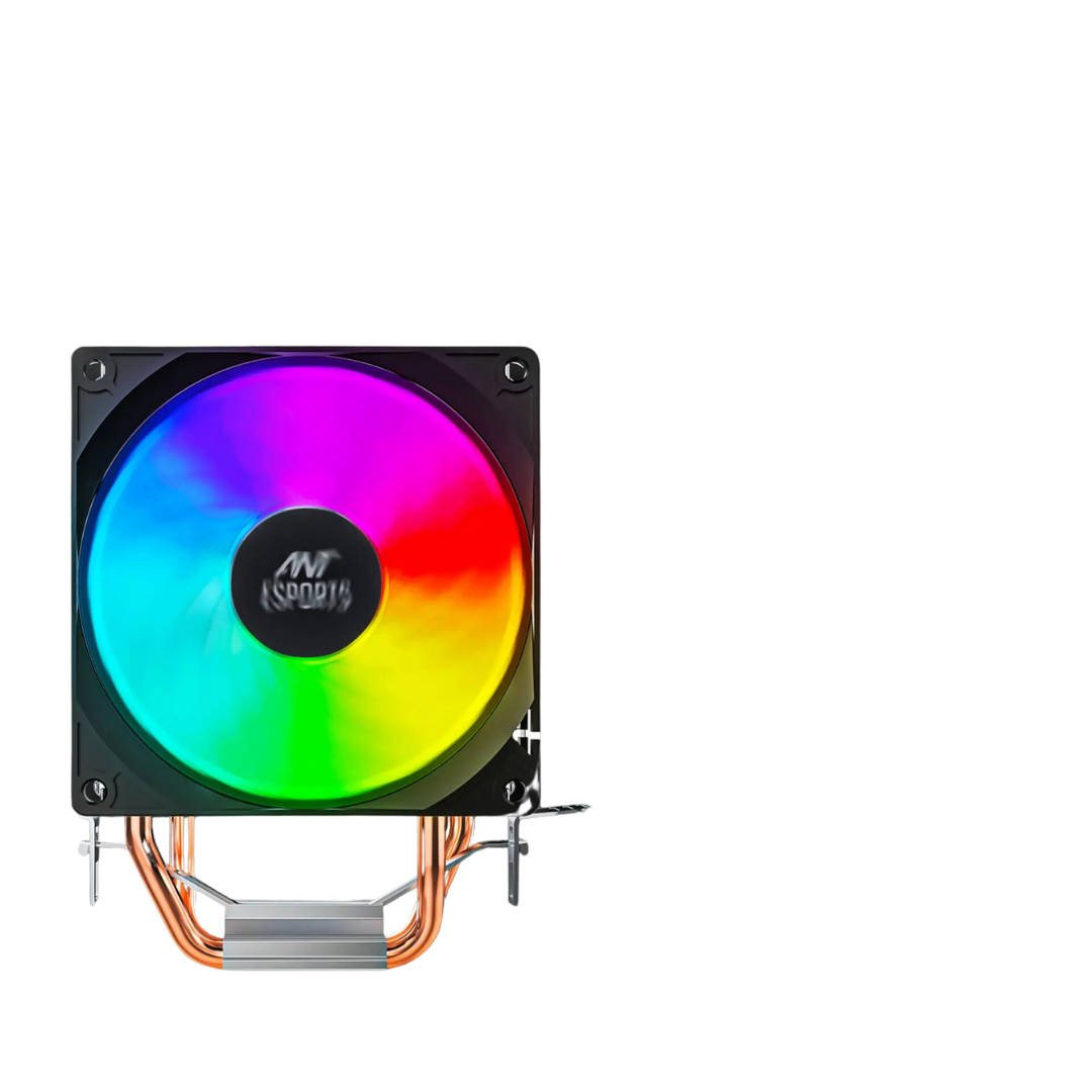 Ant Esports ICE-C200 Rainbow LED CPU Cooler - Intel LGA 1151, AMD AM4 - 95W TDP