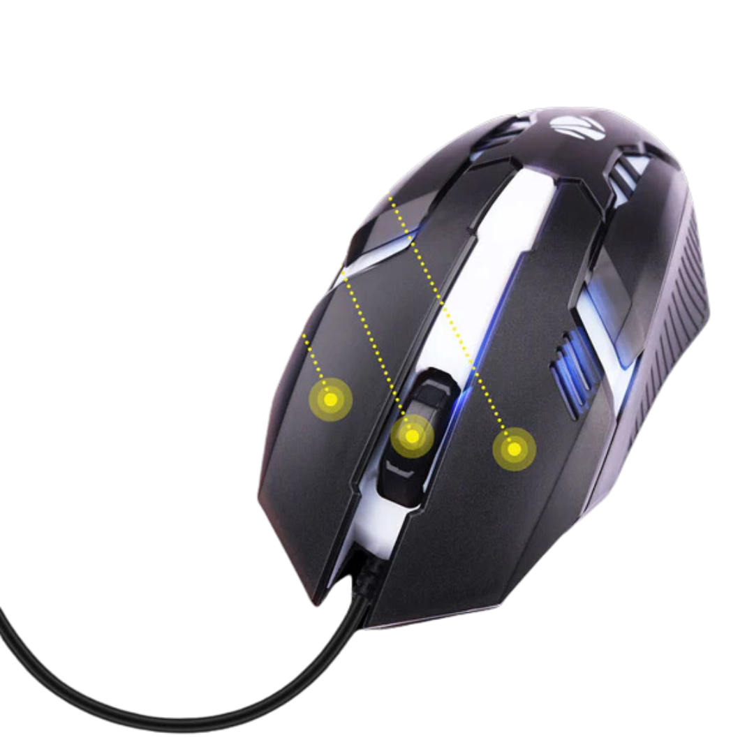 Zebronics Scorpio USB Gaming Mouse - 1200 Dpi, Optical Sensor
