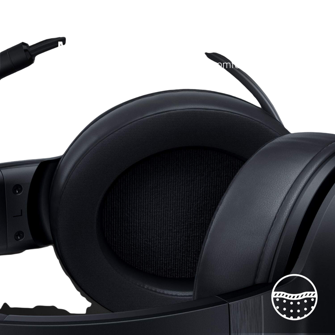 Razer Kraken V3 X USB Gaming Headset - TriForce Drivers, Oval Ear Cushions, HyperClear Cardoid Mic