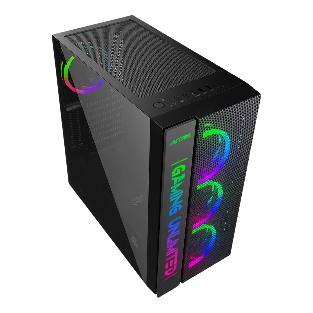 Ant Esports ICE-511 MAX E-ATX/ATX Cabinet 416x210x452mm 360mm Radiator Support 160mm CPU Clearance 360mm VGA Length