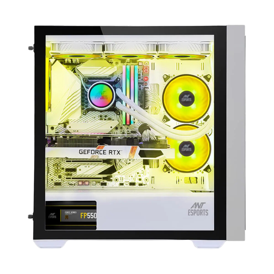 Ant Esports 690 Air White E-ATX ATX Micro-ATX Mini ITX Cabinet