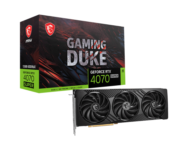 MSI RTX 4070 Super Gaming Duke 3X 12GB Graphics Card - | Buy Online at Shwetha Computers