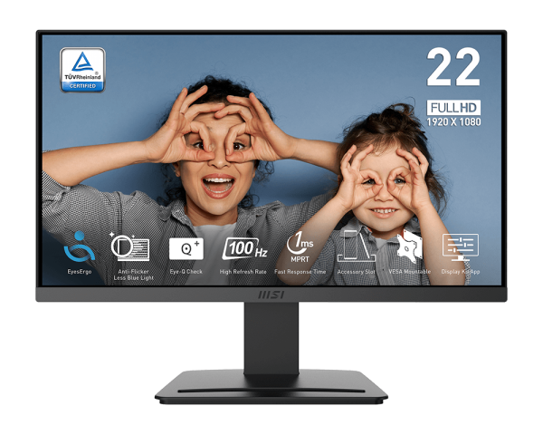 MSI PRO MP223 E2 LED Monitor – 21.45 inch FHD