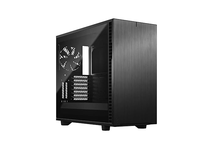 Fractal Define 7 Black TG Dark Tint Mid Tower Cabinet - | Buy Online at Shwetha Computers