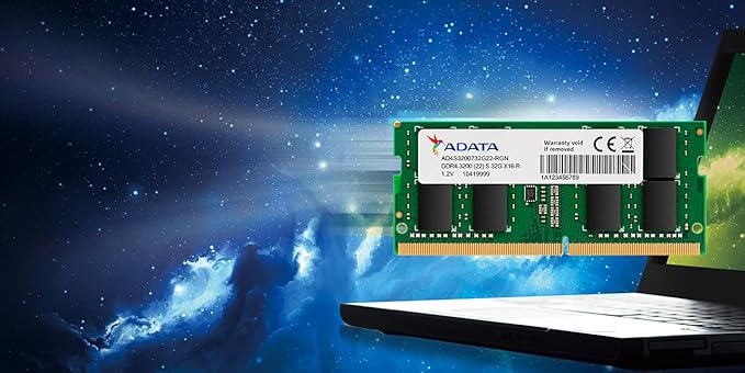 ADATA Premier 8GB DDR4 2666MHz SODIMM Laptop RAM (AD4S26668G19-SGN)