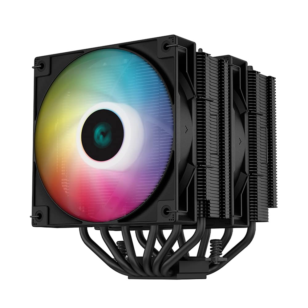 Deepcool AG620 ARGB Air Cooler - 129×136×157 mm - 67.88 CFM - ?29.4 dB(A) - Addressable RGB LED