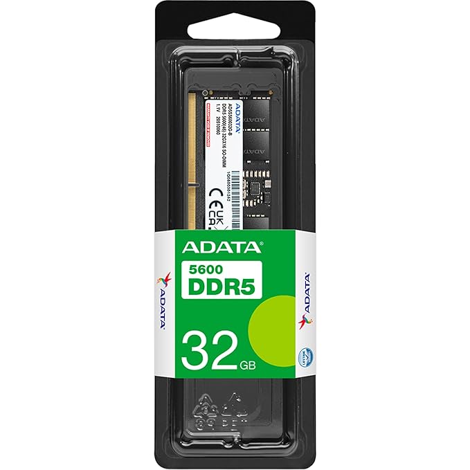 ADATA 32GB CL46 DDR5 5600MHz Laptop RAM (AD5S560032G-S)