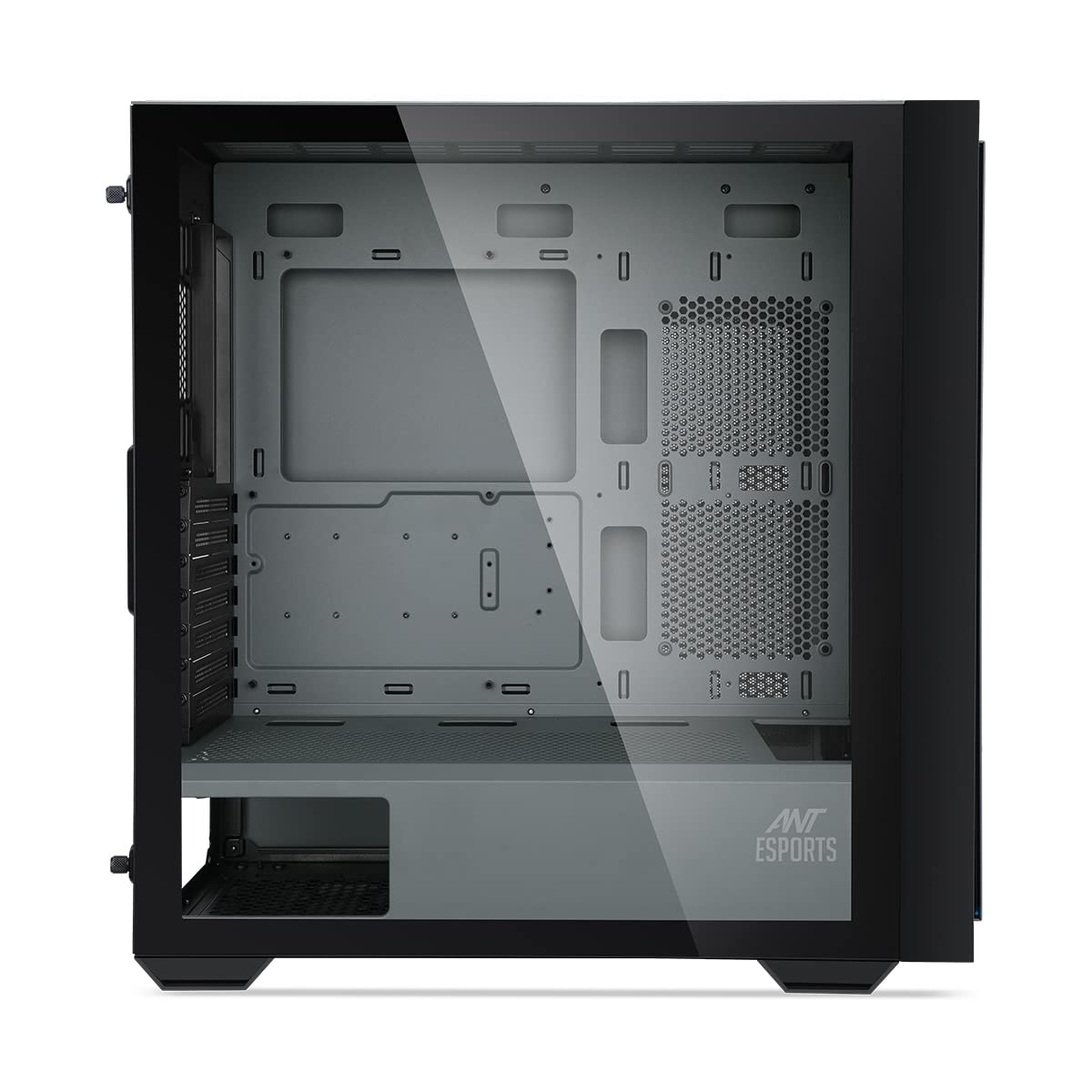 Ant Esports 690 Air E-ATX/ATX/Micro-ATX/Mini ITX Cabinet - RGB Fans, Liquid Cooling Support, 3.5"/2.5" Drive Bays