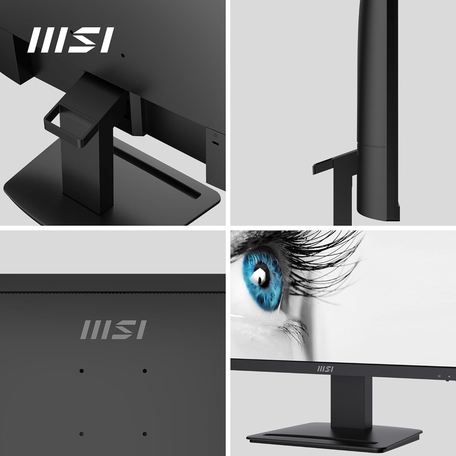 MSI PRO MP243X W 23.8" FHD Monitor 100Hz 1ms IPS Panel Anti-glare HDMI/DP VESA Mounting