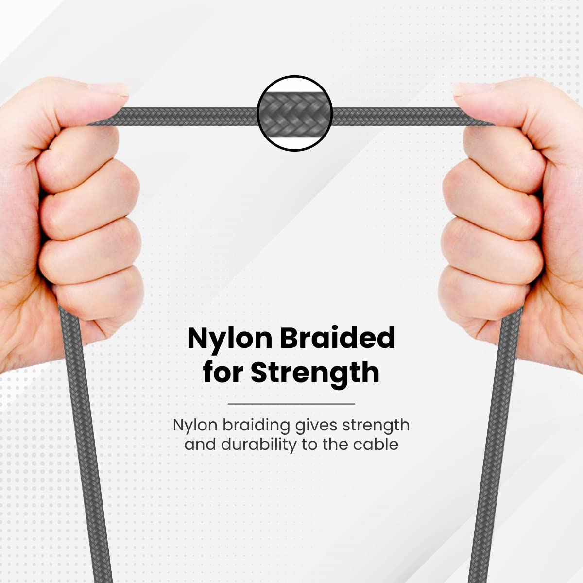 PORTRONICS Konnect Aux 8 High Quality Male to Female Aux Cable | nylon Braided | Universal Compatible | No Tangle | Metal Heads - | Buy Online at Shwetha Computers