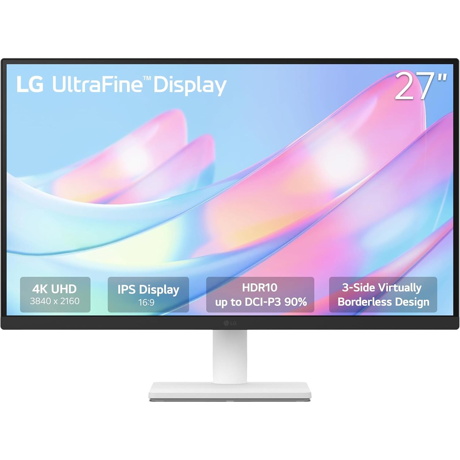 LG Ultrafine 27US500W 27" 4K UHD IPS/HDR10/60Hz/White Flat Office Monitor - | Buy Online at Shwetha Computers