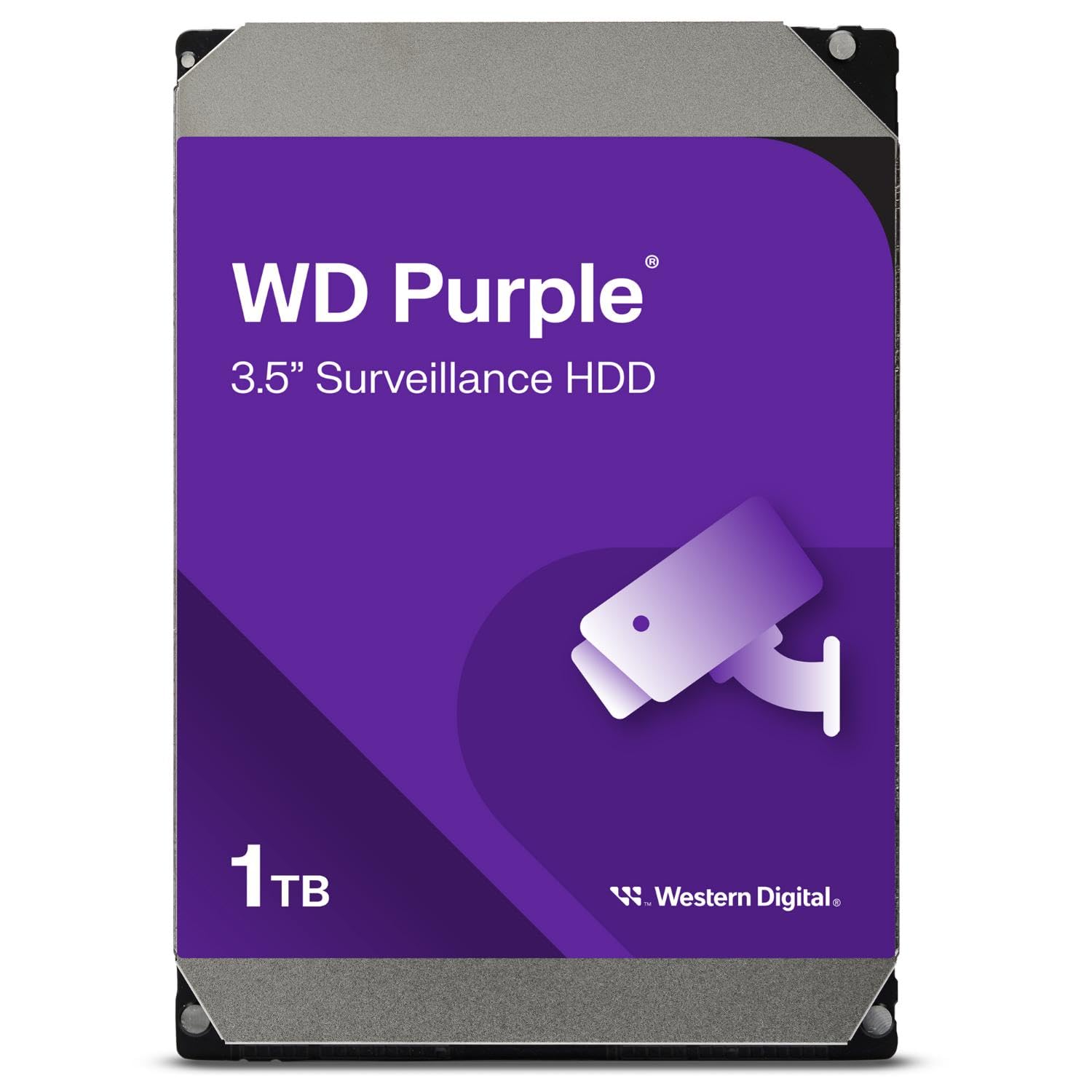 WD Purple 1TB CMR Surveillance Hard Drive