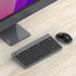 PORTRONICS Key 2 Combo Multimedia Wireless Keyboard & Mouse 2.4 GHz Wireless | Tenkeyless Size | Single USB Receiver | High-Precision Mouse