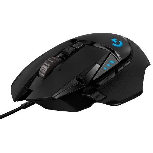 Logitech G502 Hero High Performance Wired Gaming Mouse, Hero 25K Sensor, 25,600 DPI, RGB, Adjustable Weights, 11 Programmable Buttons, On-Board Memory, PC/Mac