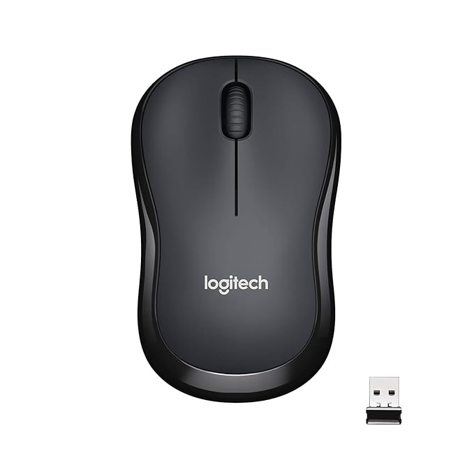 Logitech M221 SILENT Black Wireless Mouse - | Buy Online at Shwetha Computers