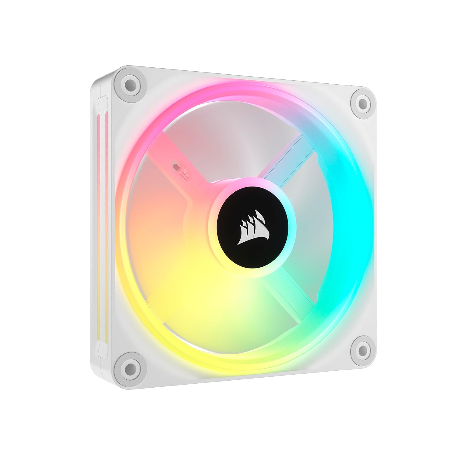 Corsair QX120 RGB 120mm Magnetic Dome Fans - White