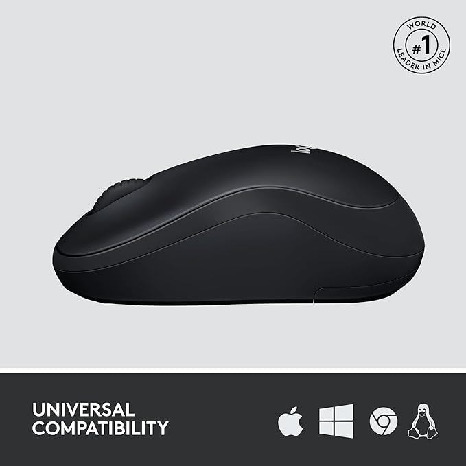 Logitech M220 Silent Black Wireless Mouse