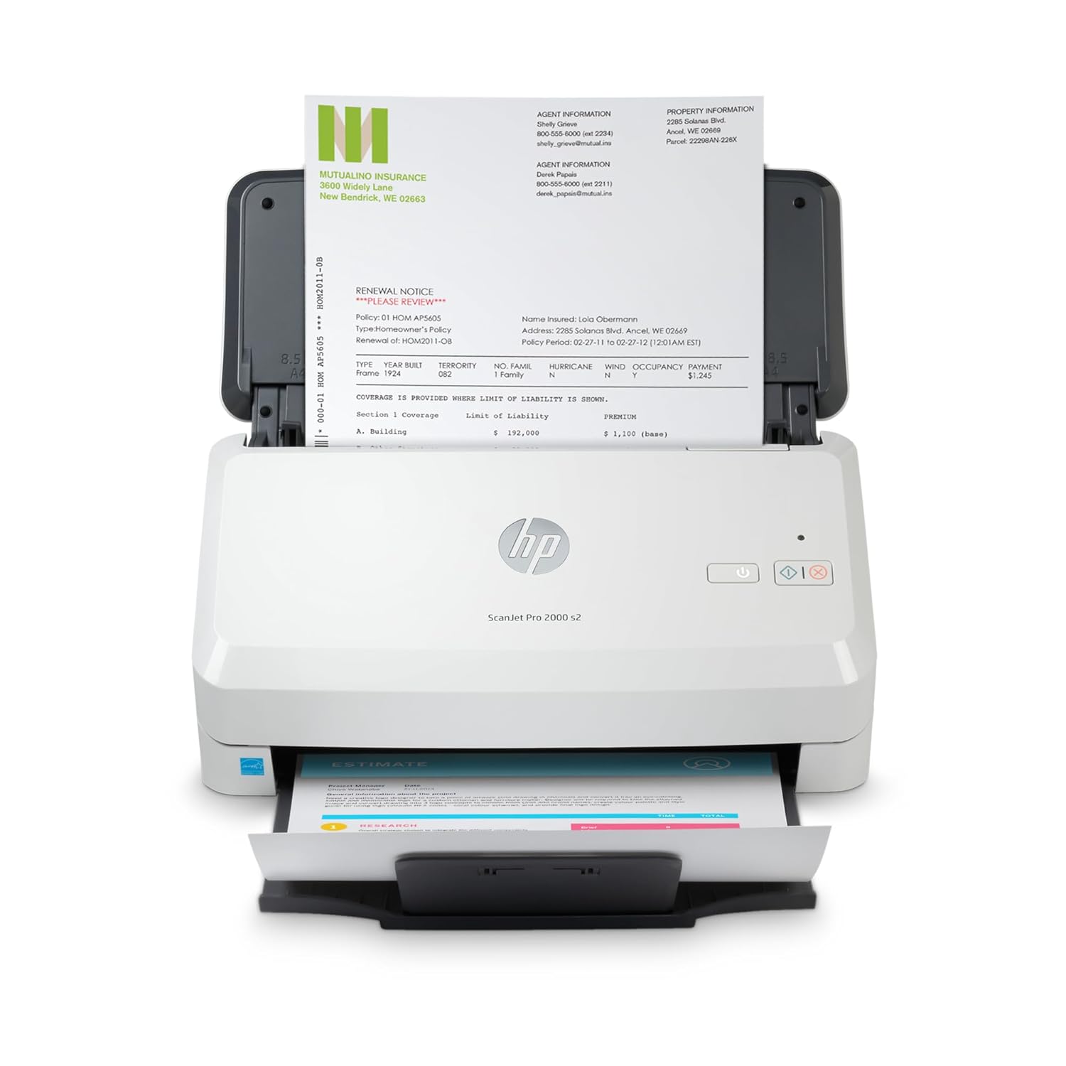 HP ScanJet Pro 2000 S2 Document Scanner | Fast 2-Sided Scanning for Home and Office - | Buy Online at Shwetha Computers