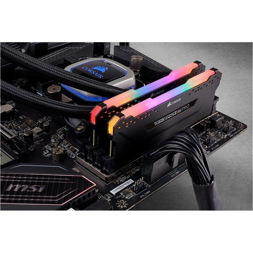 Corsair Vengeance RGB Pro SL 16GB DDR4 3600MHz C18 Memory Kit Black