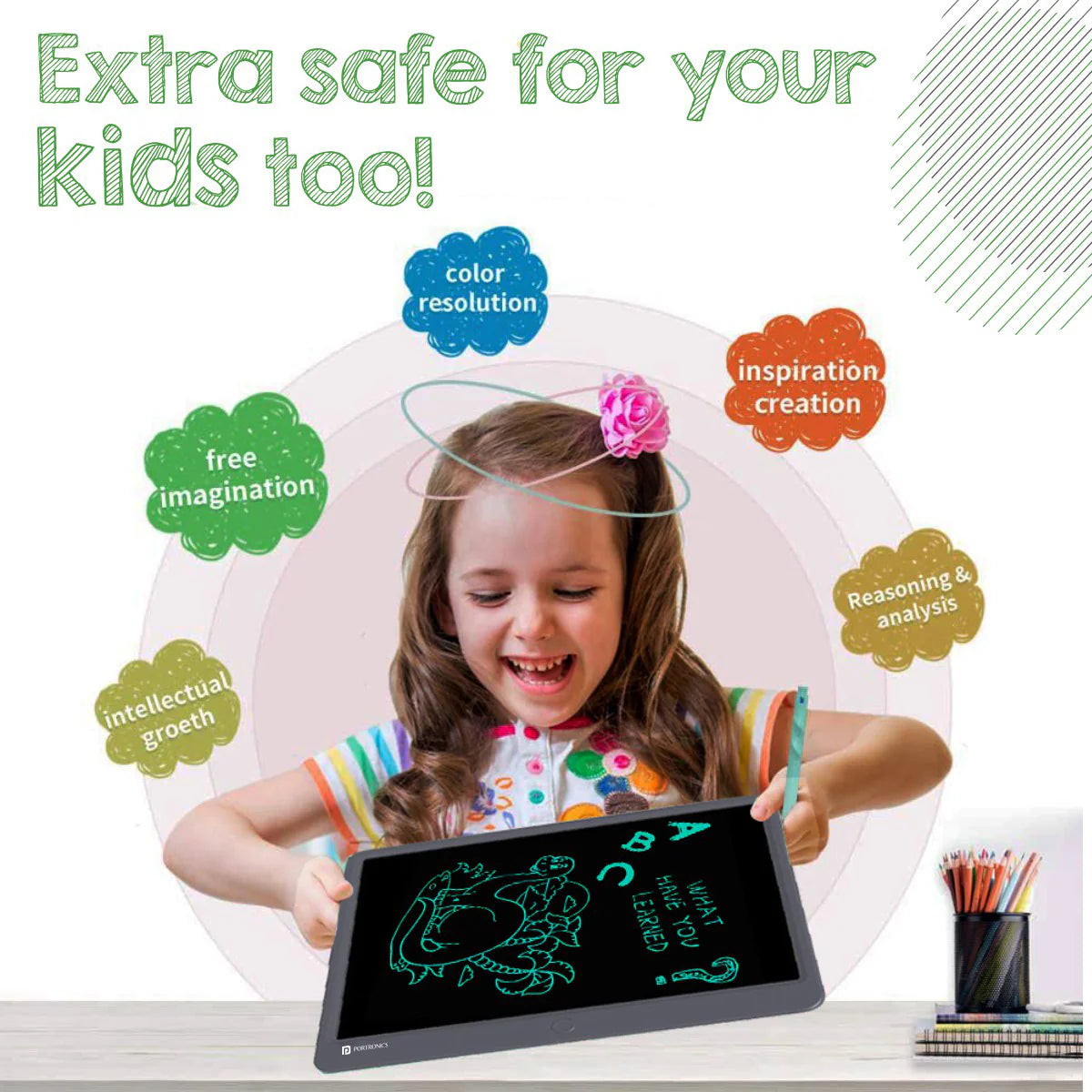 PORTRONICS Ruffpad 15