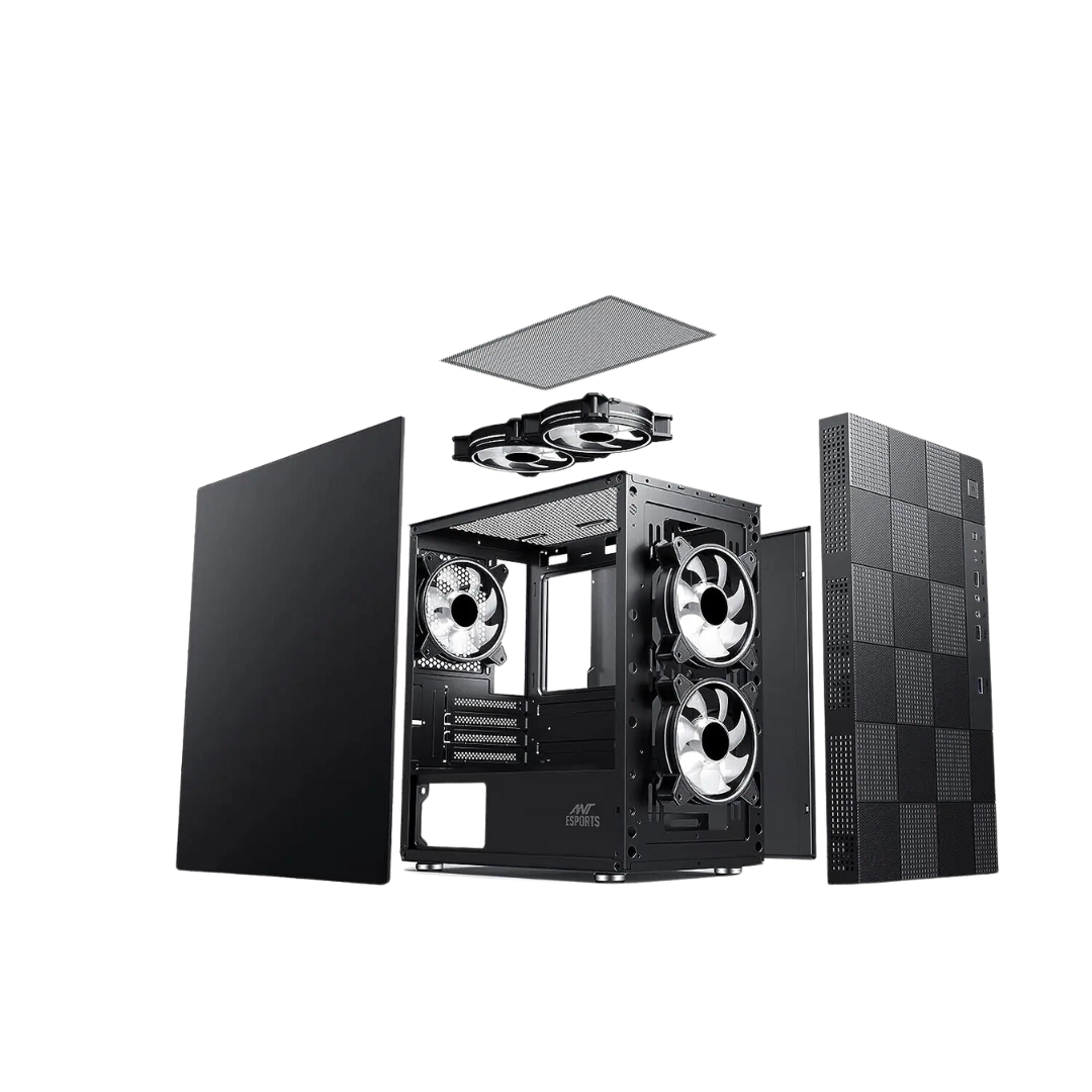 Ant Esports Elite-1000PS M-ATX/ITX Chassis 350x205x370mm