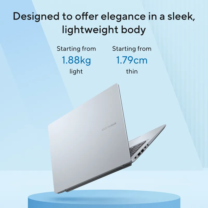 ASUS Vivobook 16, Intel Core Ultra 5 Processor 225H, Intel Graphics, 16GB, 512GB M.2 NVMe PCIe 4.0 SSD, 16.0