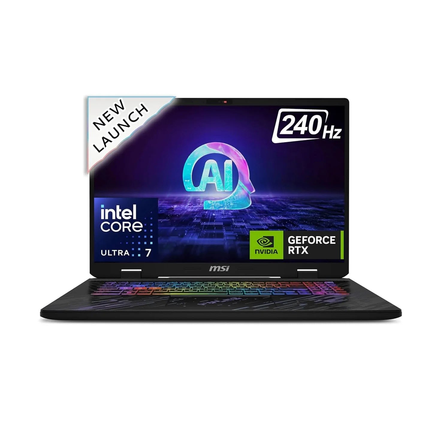 MSI Pulse 17 AI Gaming Laptop Intel Core Ultra 7 155H Processor, NVIDIA GeForce RTX 4070, 8x2GB, 1TB SSD, 17" QHD+, 17 AI C1VGKG-031IN - | Buy Online at Shwetha Computers
