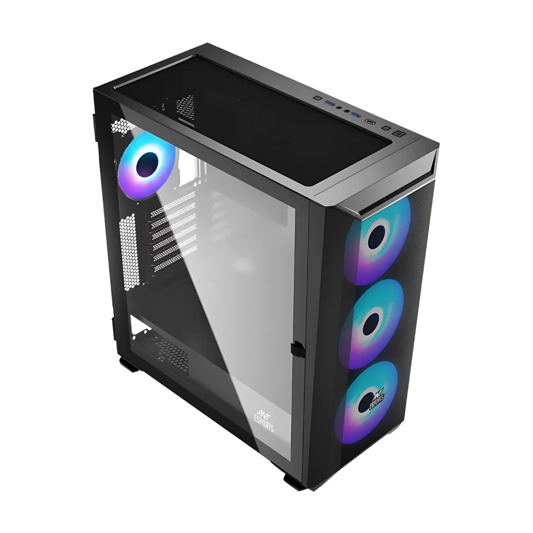 Ant Esports 711 Air Mid Tower ARGB Gaming Cabinet