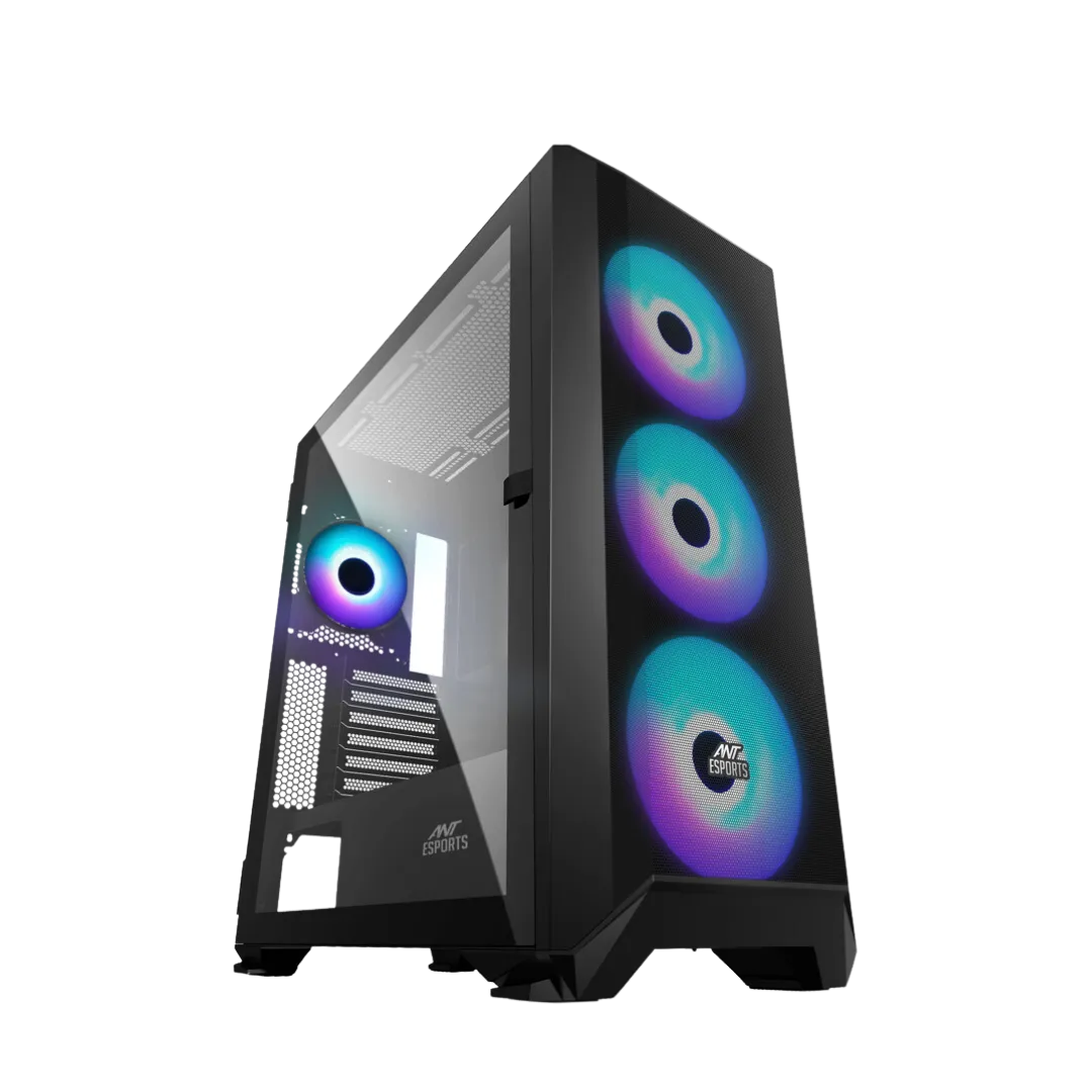 Ant Esports 711 Air Mid Tower ARGB Gaming Cabinet