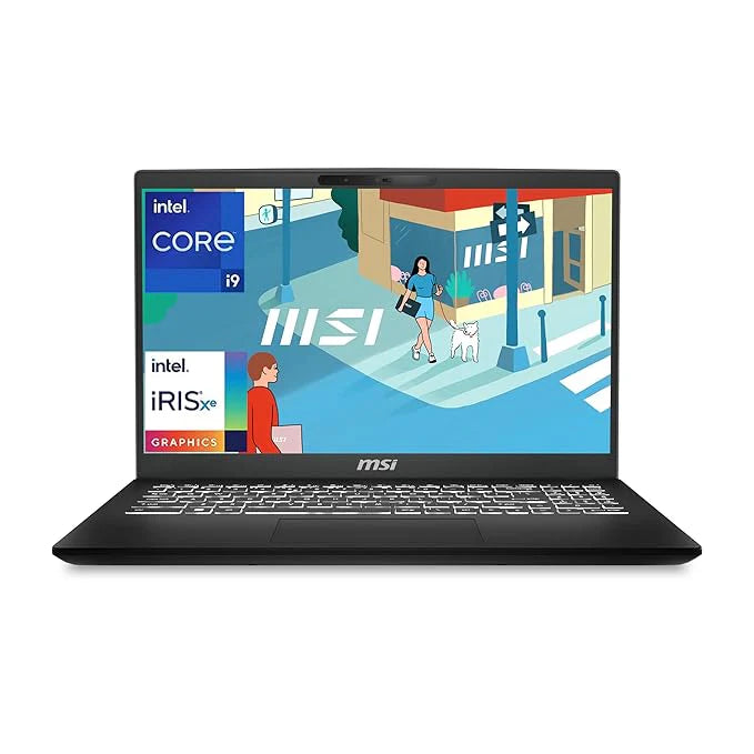 MSI Modern 15H Gaming Laptop Intel Core i9-13900H processor, Iris Xe Graphics, 8x2GB, 1TB SSD, 15.6" FHD, 15 H C13M-079IN - | Buy Online at Shwetha Computers