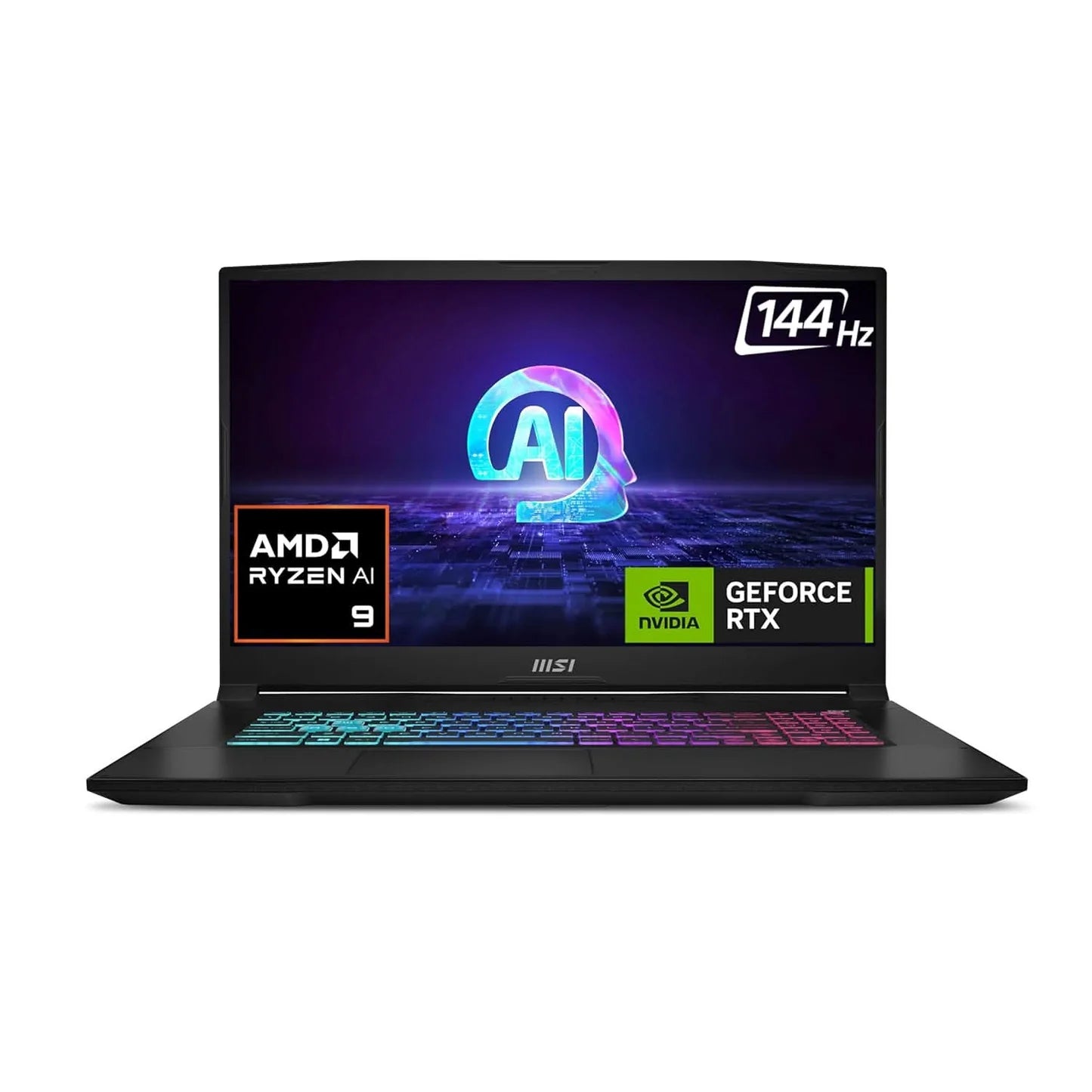 MSI Katana A17 AI Gaming Laptop AMD Ryzen 9 Octa Core 8945HS Processor, NVIDIA GeForce RTX 4070, 8x2GB, 1TB SSD, 17.3" FHD, A17 AI B8VG-868IN - | Buy Online at Shwetha Computers
