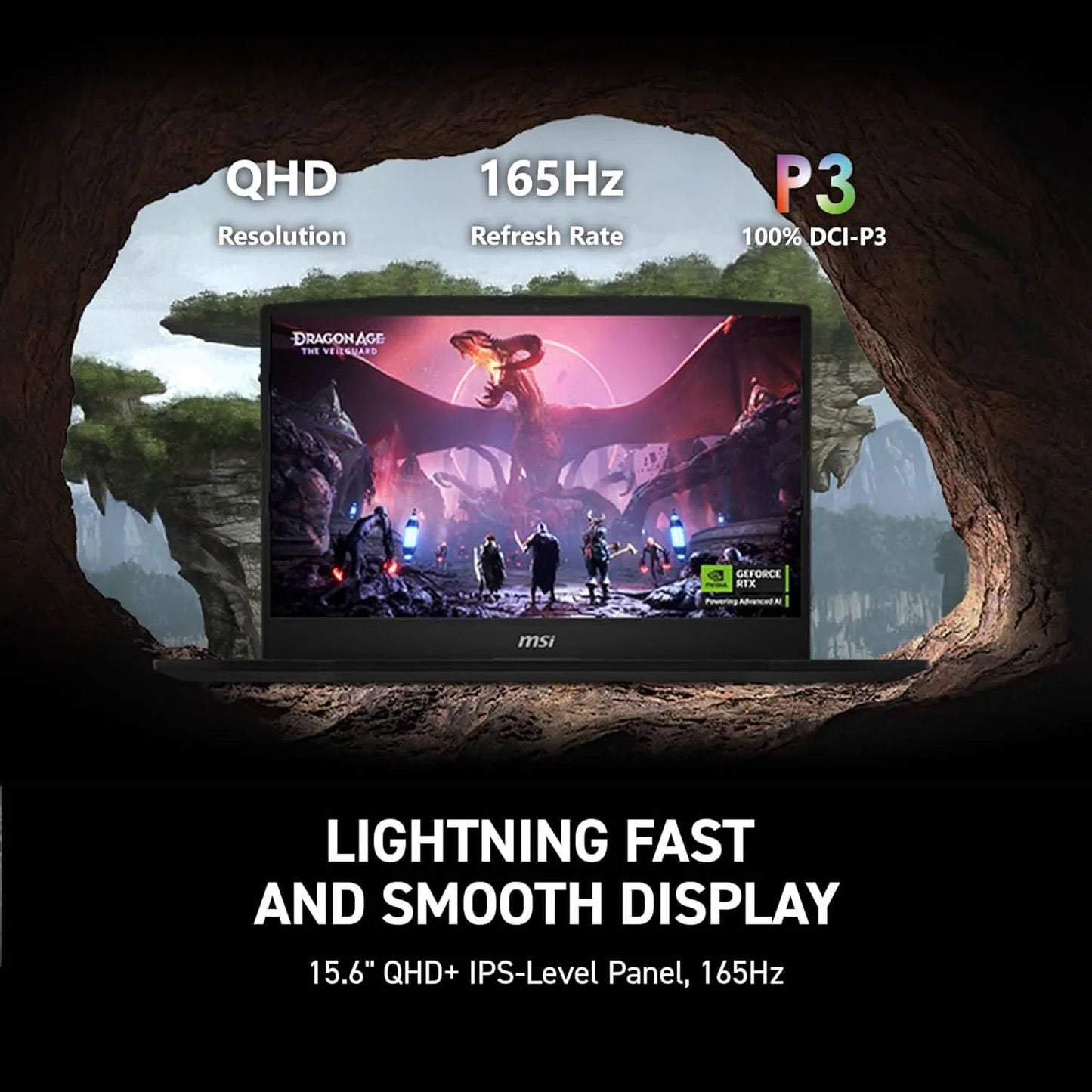 MSI Katana 15 HX Gaming Laptop Intel Core i7-14650HX Processor, NVIDIA GeForce RTX 5050, 8x2GB, 512GB SSD, 15.6