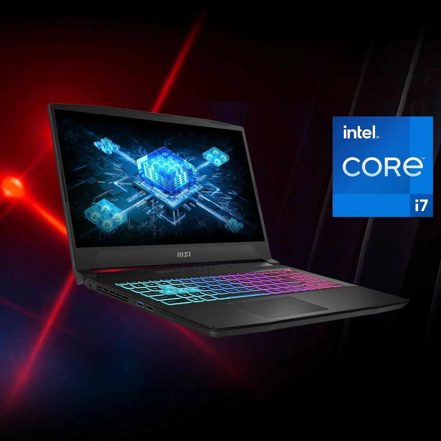 MSI Katana 15 Gaming Laptop Intel Core 7 240H processor, RTX 4050, 8x2GB, 1TB SSD, 15.6