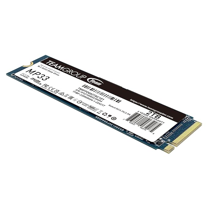 TEAMGROUP MP33 Pro M.2 NVMe 2TB Internal SSD