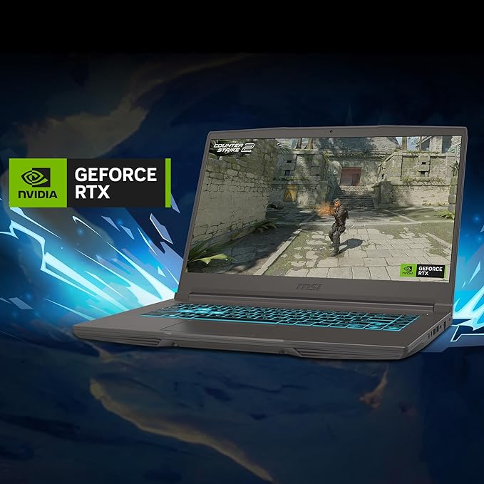 MSI Thin 15 Gaming Laptop Intel Core i5-13420H processor, RTX 2050-4GB, 16GB, 512GB SSD, 15.6
