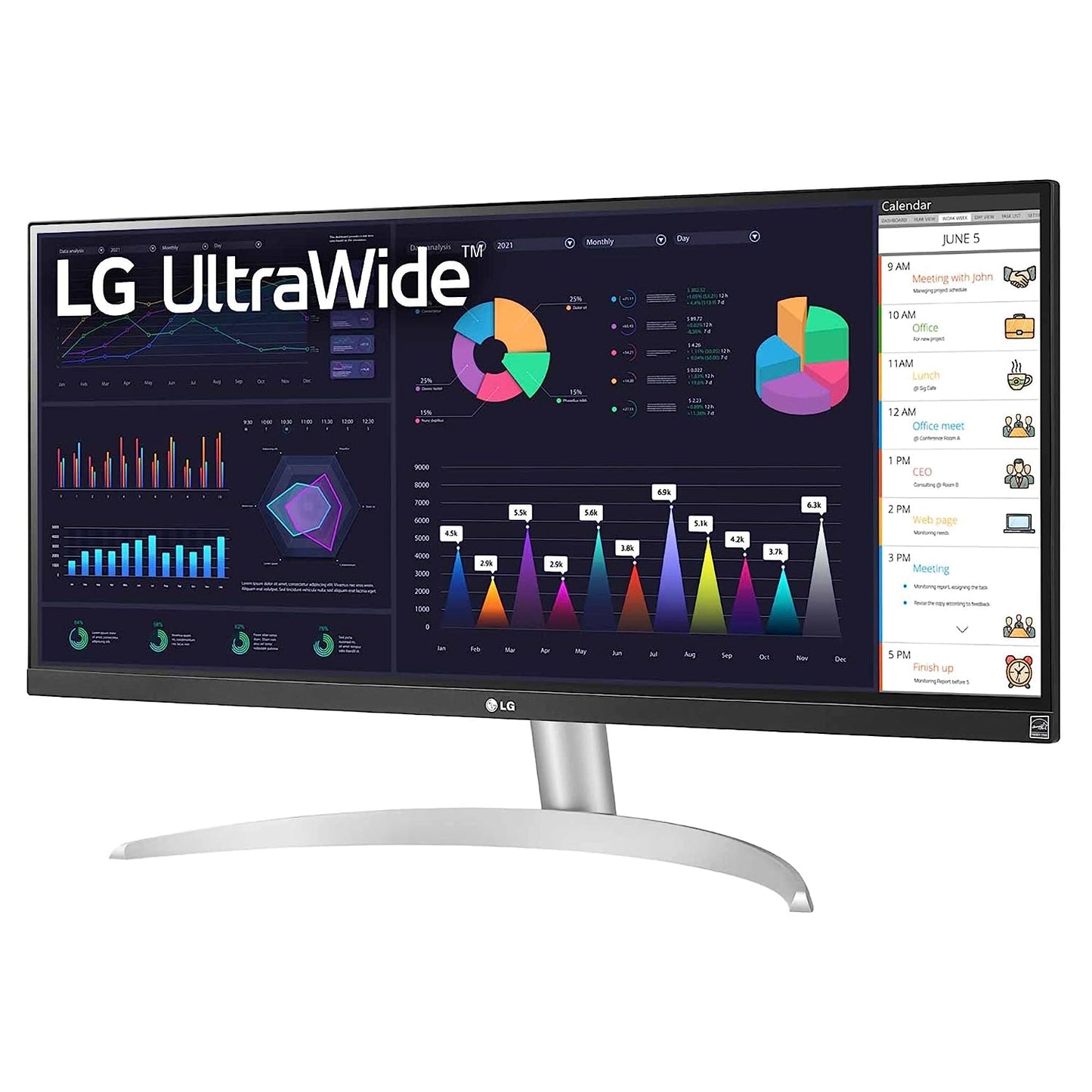 LG 29WQ600 UltraWide IPS Monitor 2560x1080 100Hz with HDMI, DP Port, and USB Type-C