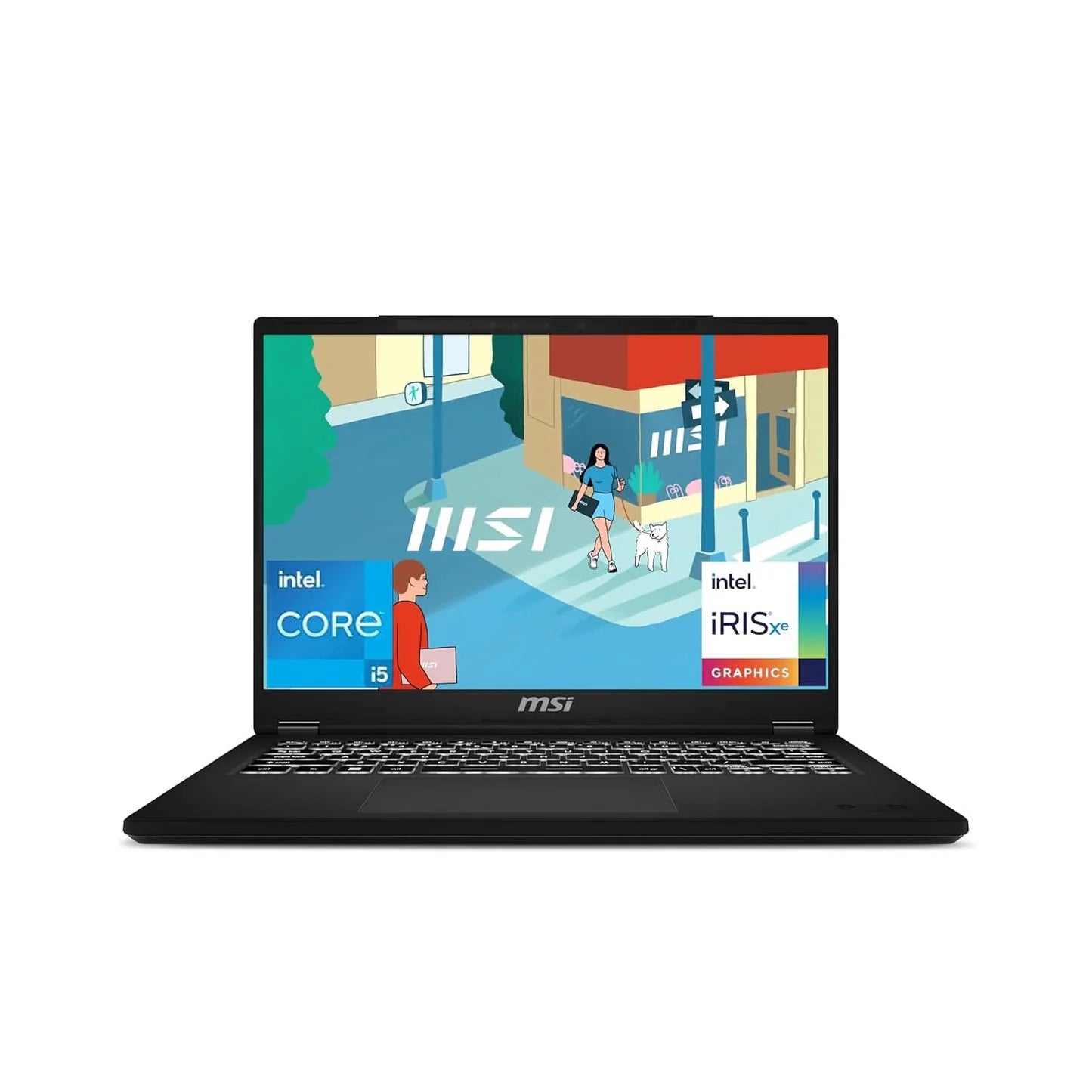 MSI Modern 14 H Gaming Laptop Intel Core i5 13420H processor, Iris Xe Graphics, 8x2GB, 512GB SSD, 14" FHD, 14 H D13MG-072IN - | Buy Online at Shwetha Computers
