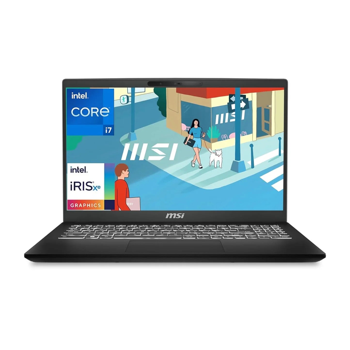 MSI Modern 15 Gaming Laptop Intel Core i7-13700H processor, Iris Xe Graphics, 8x2GB, 1TB SSD, 15.6