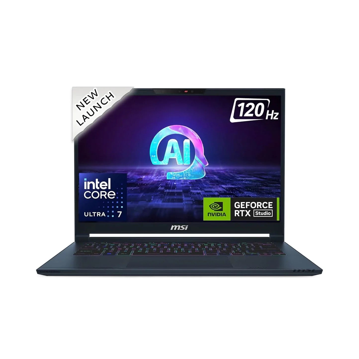 MSI Stealth 14 AI Studio Gaming Laptop Intel Core Ultra 7-155H Processor, NVIDIA GeForce RTX 4070, 16x2GB, 1TB SSD, 14